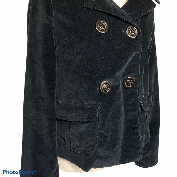 Levi’s Navy Velvet Coat - Picture 4 of 5